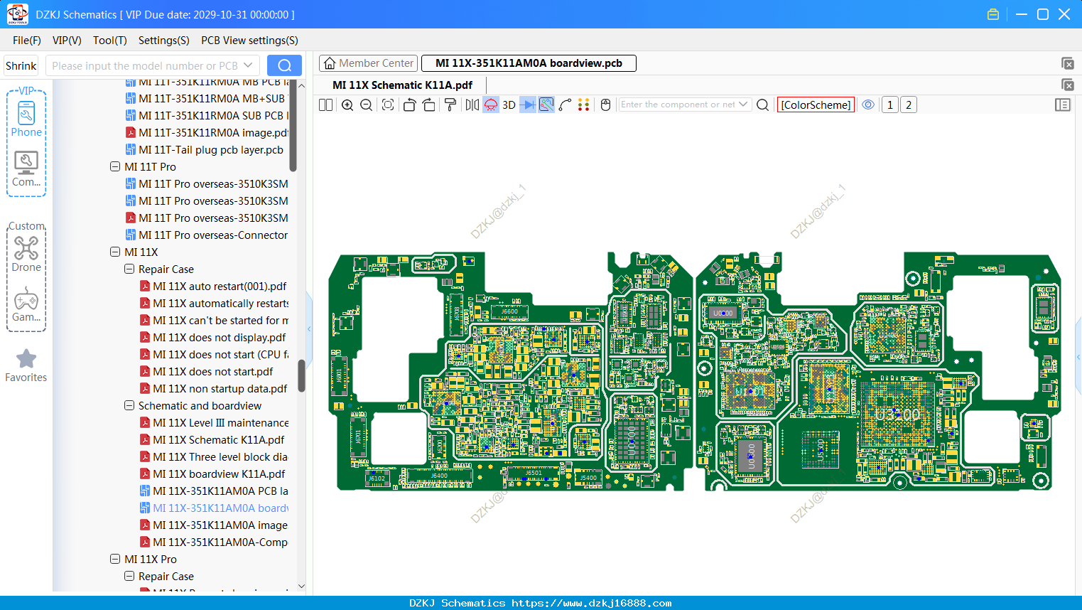 XiaoMi MI 11X-351K11AM0A Boardview